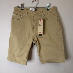 NWT Levis 505 Men Regular Fit‎ Casual Denim Flat Front Brown Sz 29